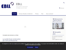 Tablet Screenshot of ebll-etudes-batiment.com